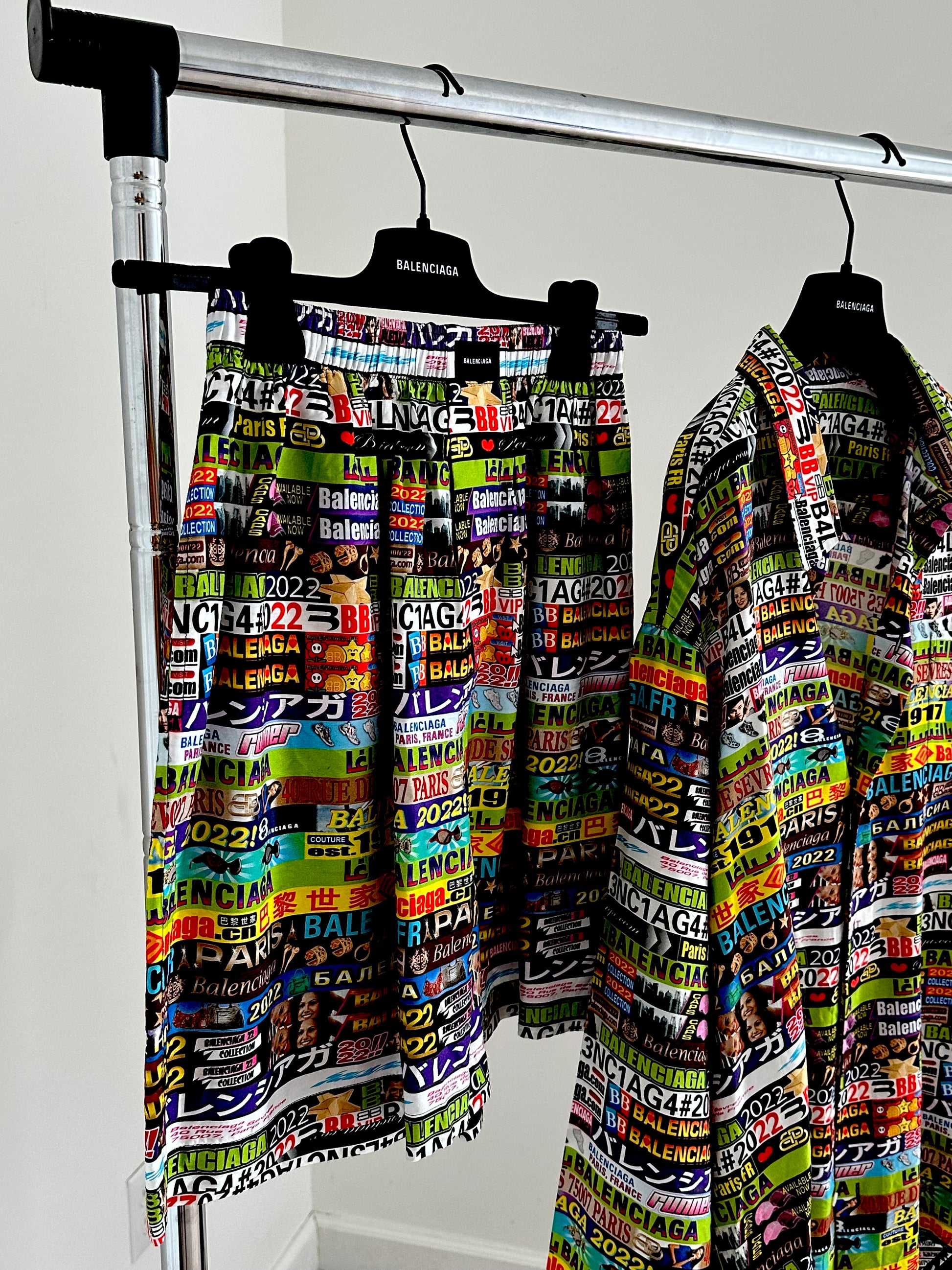 USED - Balenciaga Shirt & Shorts