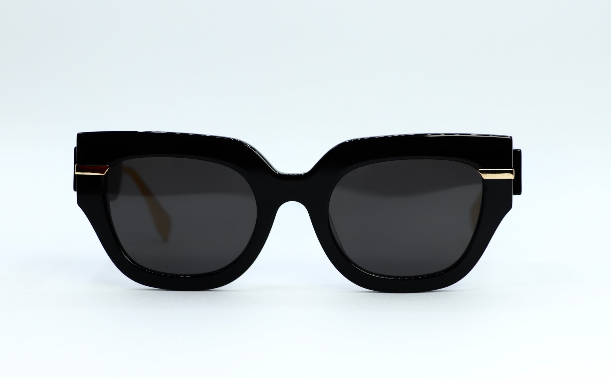 Fendi Oversized F-Logo Acetate Cat-Eye Sunglasses