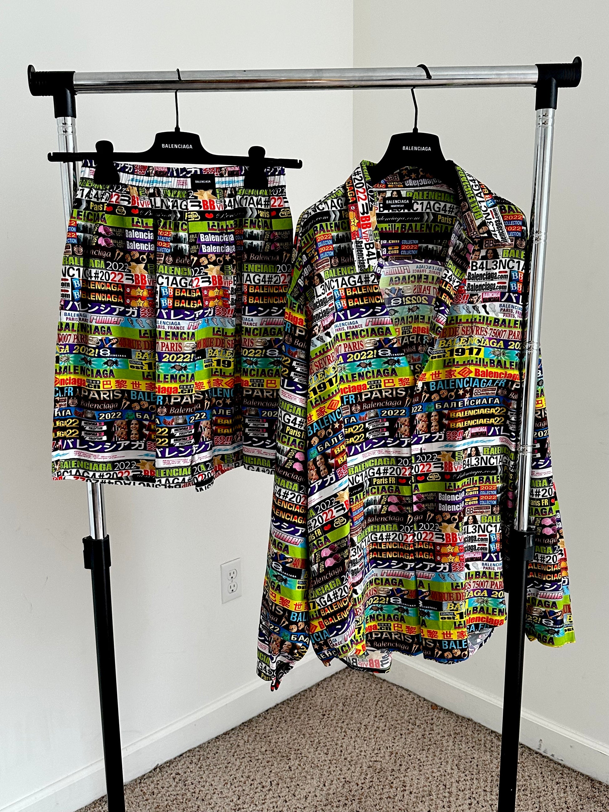 USED - Balenciaga Shirt & Shorts